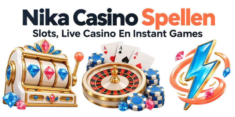 Nika Casino spellen: slots, live casino en instant games